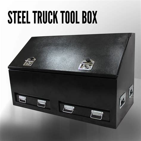 truck metal box|steel pickup truck tool boxes.